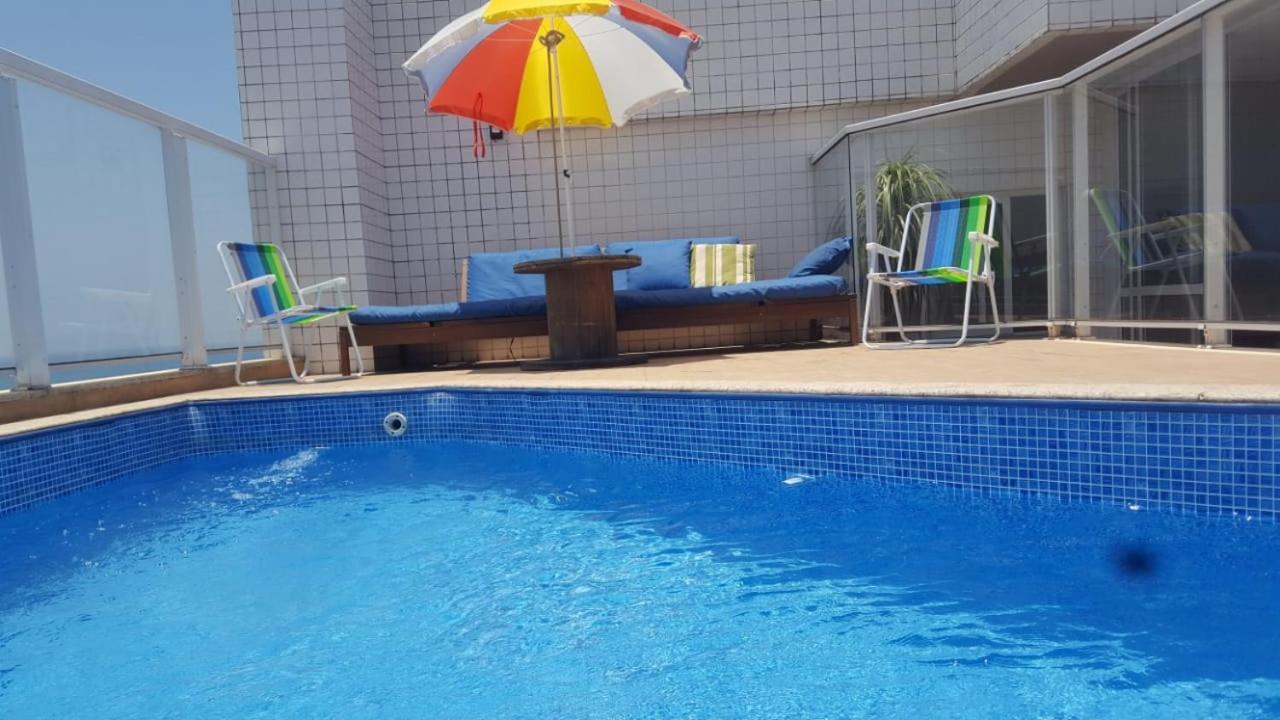 Cobertura Com Piscina E Churrasqueira Mongagua Sp Lägenhet Exteriör bild